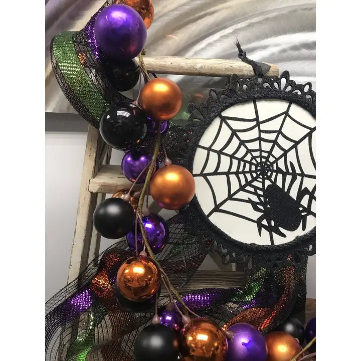 60" Halloween Round Ball Ornaments Garland