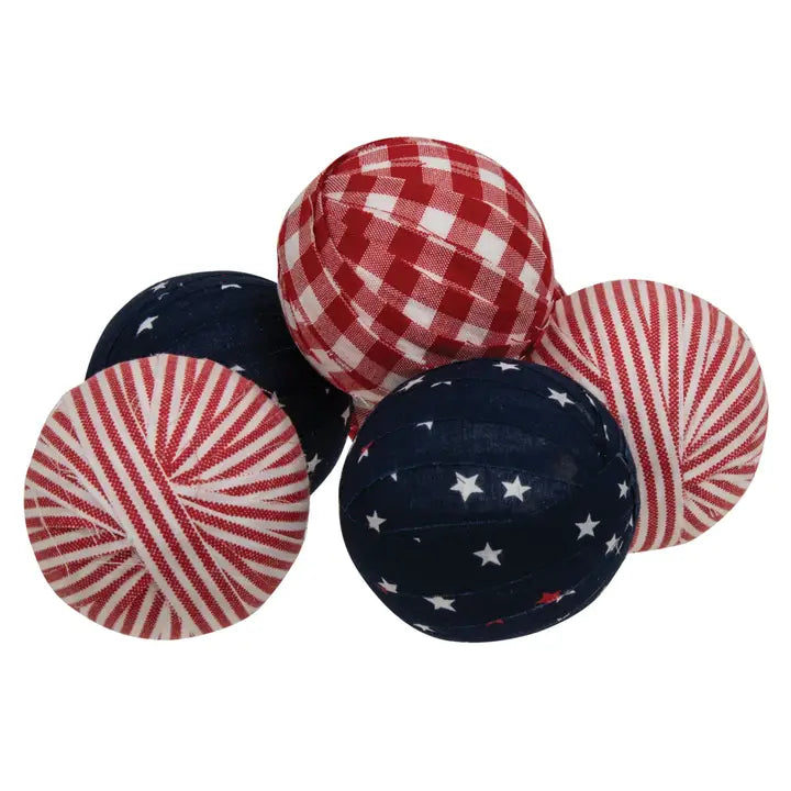 Gingham Rag Ball - 6