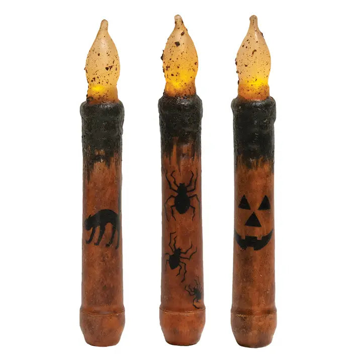 Halloween Timer Taper, 3 Assorted