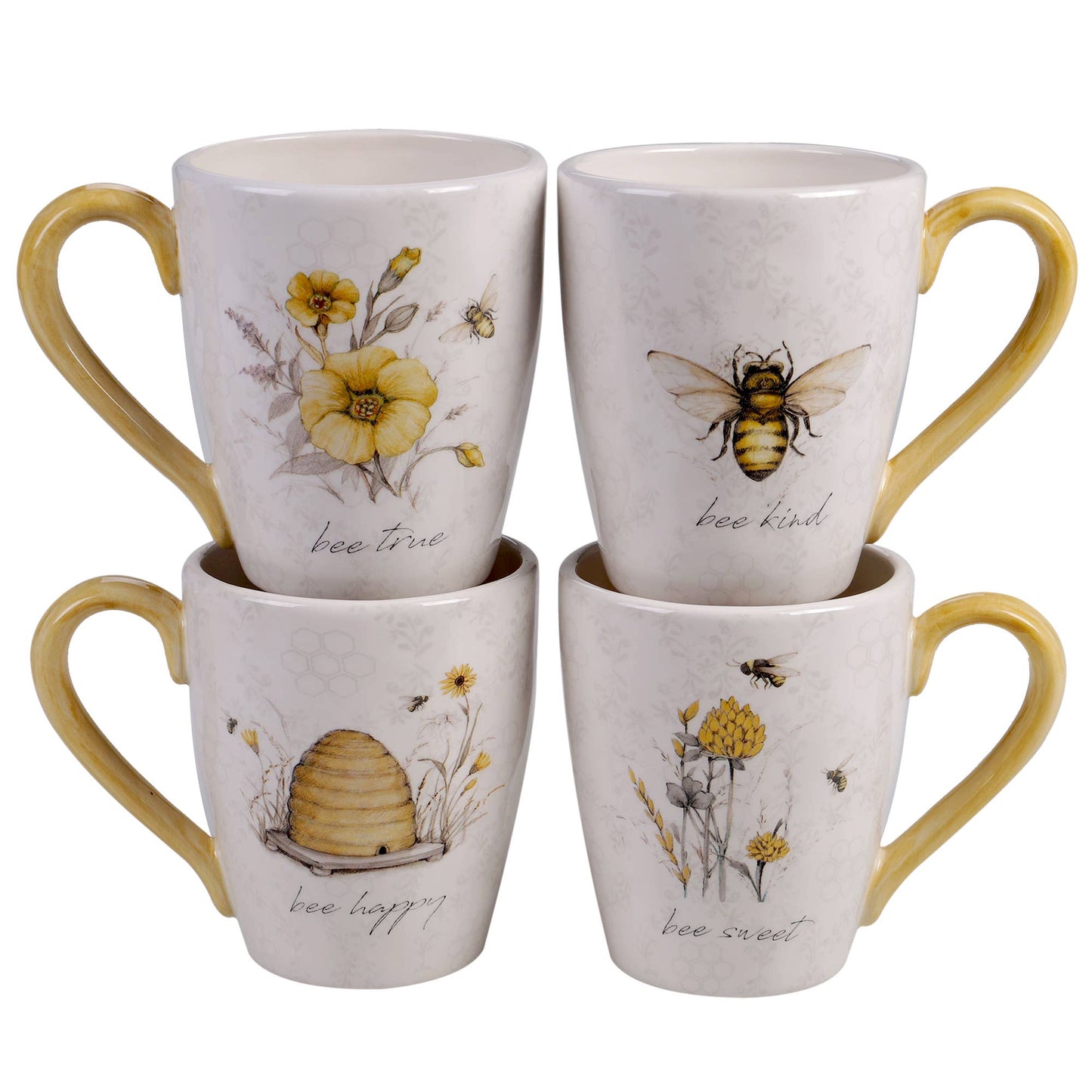 Bee Sweet Mug 16 oz. - 4 assorted
