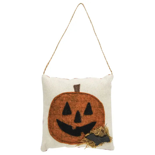 Jack O Lantern Pillow Ornament