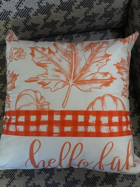 Hello Fall Pillow Cover